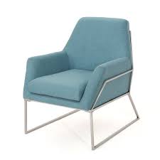 This Modern Zach Modern Armchair Blends Stainless Steel With Fabric In A Unique And Iconic Way Channeling The Spi Modern Armchair Modern Chairs Stylish Chairs