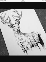 Pin By Michaela Carroll On Denim In Love Deer Drawing Art Antler Tattoos