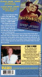 Maine discovers esther blodgett (janet gaynor) and gets her a screen test, igniting her career. A Star Is Born Vhscollector Com