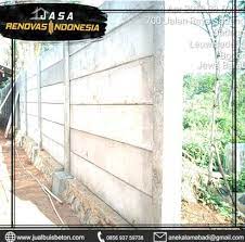 Pagar tembok memiliki banyak variasi yang menarik dan indah. Konstruksi Pondasi Pagar Beton