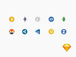 Free cryptocurrency icon packs, vector crypto icons. Crypto Currency Icons For Sketch Freebie Download Sketch Resource Sketch Repo