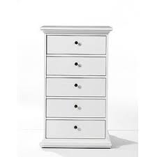 Maison Park Narrow 5 Drawer Dresser White Walmart Com Dresser Drawers 5 Drawer Dresser Narrow Dresser