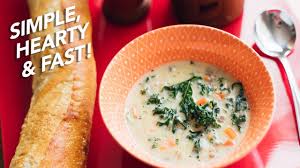 Mixed with fresh kale, colorful veggies, herbs, and spices, it makes a delicious pasta salad that will keep well in the refrigerator for up to three days. Sausage Kale And Couscous Soup Instant Pot Youtube