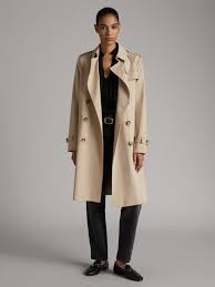Massimo dutti quilted jacket size uk m / 38 nylon leather trim black new. Classic Cotton Trench Coat Women Massimo Dutti Trench Coats Women Trench Coat Jackets