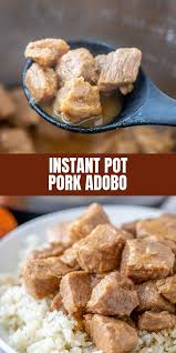 Instant Pot Pork Adobo Recipe Pork Adobo Instant Pot Pork Pork Stew Meat Recipes