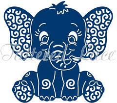 Download Tattered Lace Die Baby Elephant Elephant Svg Free Elephant Svg Cricut Animals