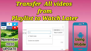 The topic of our video is the yandex video network. Add All Videos To Watch Later November 2020 Using Mobile Good Old Youtube Extension Yandex Youtube