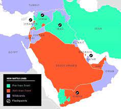 He accused abu dhabi of an unacceptable approach toward iranian firms operating in the emirates. Saudi Arabia Vs Iran Battle Lines Mapporn
