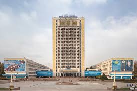What makes the thing so fun is the final five or six minutes when farina, a monkey and a talking parrot get into the car and head off on a dangerous course. Central Asia S Wild Soviet Architecture Wired