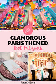Might have to stage my 5th anniversary party borrowing some of your ideas! Glamorous Paris Themed Bat Mitzvah Parties365