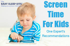 screen time for kids one experts recommendations