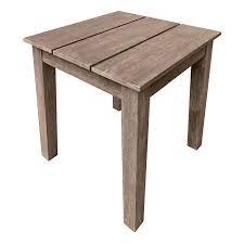 Ideal size for resting drinks and snacks. Newport Beach Eucalyptus Wood Outdoor End Table At Home