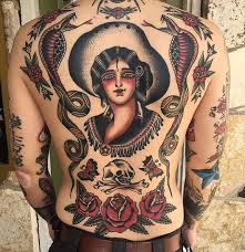 Oldlinesblog Traditional Tattoo Back Tattoo Back Piece Tattoo