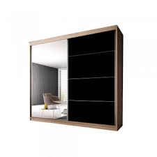 Check spelling or type a new query. Armoire A Portes Coulissantes Ben 31 183 Chene Sonoma Noir Matt Avec Miroir