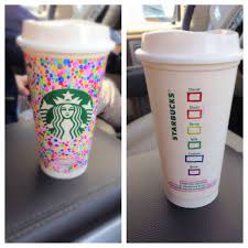 The starbucks font is santana black. Decorate A Reusable Starbucks Cup With Sharpies Starbucks Cup Art Starbucks Diy Starbucks Cups