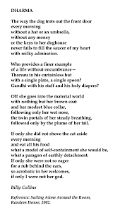 Dharma Billy Collins Billy Collins Collins Dharma