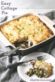 Cottage Pie Is Like Shepherd S Pie But With Ground Beef Instead Of Lamb This Easy Cottage Pie Is A Simple R Cottage Pie Birthday Dinner Recipes Beef Recipes