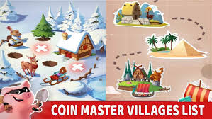 This game is very simple, you can be a viking, warrior, hippie try to unlock new villages and make your village powerful so that you can save your area before you log off. Coin Master Village List And Building Cost Cmadroit