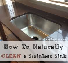 deodorize a stainless steel sink