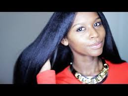 With high and lowlights, her color pops, complimenting her skin tone. How To Flat Iron Natural Hair Without Causing Heat Damage