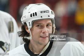Player Eric Meloche of the Pittsburgh Penguins. News Photo