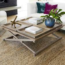 large coffee table with serving trays wisteria coffee table large coffee tables table