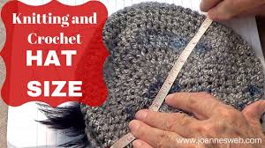 How To Knit A Hat Calculate Hat Size Knitting And Crochet Hat Measuring