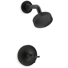 Standard by asme international, 06/01/2011. Kohler K Tls14422 3 Shower Ca Bl Matte Black Purist 1 75 Gpm Rite Temp Pressure Balancing Shower Trim With Cross Handle Faucetdirect Com