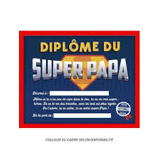 Un large choix de cadres, de la couleur que vous souhaitez, et d'images d'illustration (métiers, animaux, enfants, personnages.) pour créer le faux diplôme dont vous revez ! Cadre Diplome Du Super Papa 2 Couleur Aleatoire Cadeau Fete Pere 051 Cdiscount Bagagerie Maroquinerie