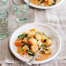 Thai Style Tofu And Butternut Squash Curry Butternut Squash Curry Curry Recipes Recipes