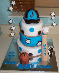 So to help you with. Sports Themed Baby Shower Cake Cake By Cakesdecor