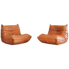 original ligne roset togo cognac aniline leather chair leather chair ligne roset modern leather sofa