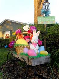 Egg The Seasonal Home Easter Porch Decor Easter Decorations Outdoor Easter Garden