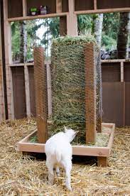 Hay is never cheep to buy so i really have it when the goats waste so much of it. Square Bale Hay Feeder For Goats Homesteading Today Goat Farming Goats Goat Hay Feeder