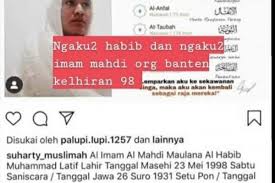 Kiamat sendiri adalah rahasia allah ta'ala. Geger Pemuda Di Serang Ini Mengaku Sebagai Imam Mahdi