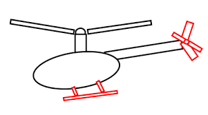 How to draw military helicopter easy. Drawing A Cartoon Helicopter