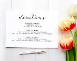 Directions Card Insert Wedding Direction Details Card Etsy Wedding Brunch Invitations Post Wedding Brunch Invitations Brunch Wedding