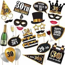 50th birthday party games are a great time filler and a great way to ease the stress of age. 20pcs Lot 30 40 50th Happy Birthday Photo Booth Props Mask Photobooth 30 40 50 Years Adult Party Decoration Favor Moustache Toy Buy At The Price Of 4 74 In Aliexpress Com Imall Com
