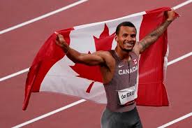 Andre de grasse is a popular canadian sprinter or runner. Tyy7xctgvzstpm