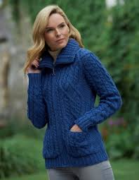 Aran Crafts Ladies Irish Sweaters Womens Aran Sweaters