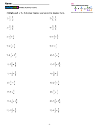 multiplying fractions the complete guide mashup math