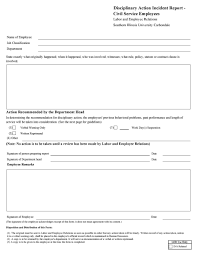 Who should fill out a td1. 40 Employee Disciplinary Action Forms á… Templatelab