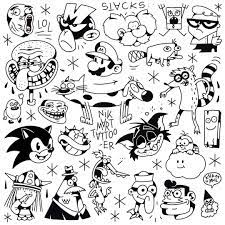 Maybe you would like to learn more about one of these? É´Éªá´‹ á´á´€Ê€á´› á´›á´€á´›á´›á´á´á´‡Ê€ On Instagram More Cartoons Ready Dm Dm Dm Oldworkers Oldschooltattoo Oldschoolt Cartoon Tattoos Doodle Tattoo Tattoo Design Drawings
