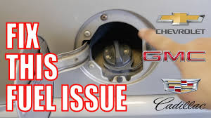Gas Tank Won T Fill Escalade Vapor Canister Vent Valve Solenoid Fix Youtube