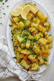 Lebanese Spicy Potatoes Batata Harra Recipe Potato Side Dishes Potato Recipes Side Dishes Lebanese Recipes