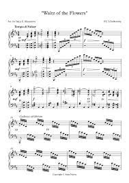 The paraphrase on tchaikovsky's flower waltz is a successful piano arrangement from one of the movements from the nutcracker by the pianist and composer percy grainger. Waltz Of The Flowers Harp Column Music
