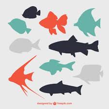 Download Free Flat Fish Silhouettes Svg Dxf Eps Png Free Svg Cut Files The Best Designs