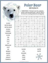 Your Kiddos Will Enjoy Looking For All Of The Great Polar Bear Vocabulary Words Hidden In This Word Search Puzzle Worksheet The Words Ap Polar Bear Bear Polar