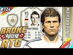 Lothar matthäus (mùa giải tournament champions, sinh ngày 21 tháng 03 năm 1961), là một cầu thủ bóng đá người germany hiện đang chơi ở vị trí cdm cho câu lạc bộ tournament champions trong world league, có chỉ số tổng quát 90, kỹ thuật 3 sao, thuận chân phải, chân nghịch 4, với chiều cao 174 cm, nặng 70 kg. Broke Boy Rtg 124 Prime Icon 93 Matthaus Review Fifa 20 Ultimate Team Youtube