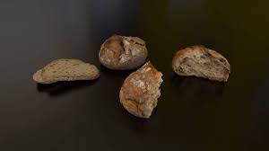 Rustic Rye Bread 3d Model On Vimeo Rye Bread Food Slice Of Bread